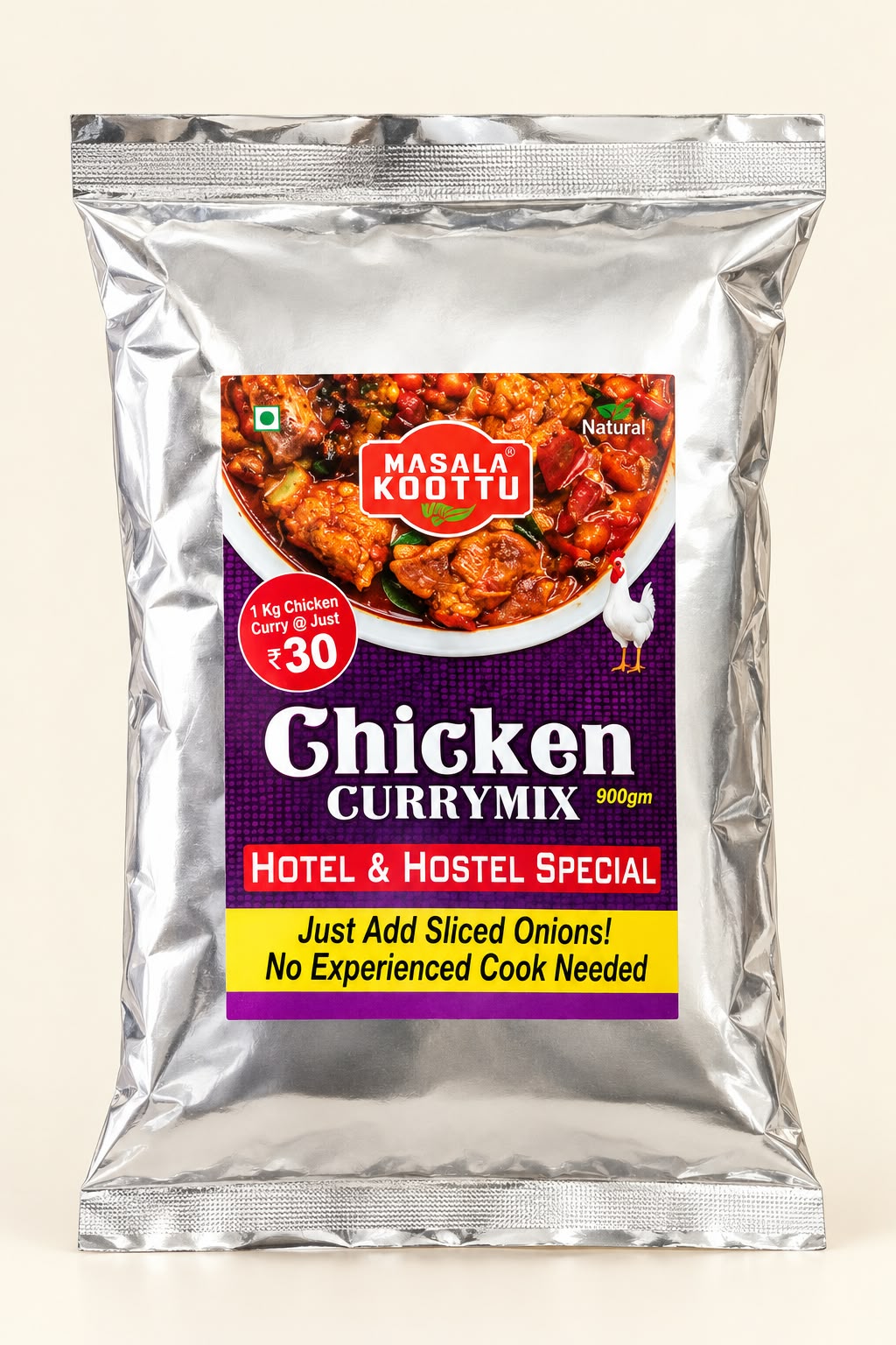 CHICKEN CURRY MIX HOTEL PACK 900GM