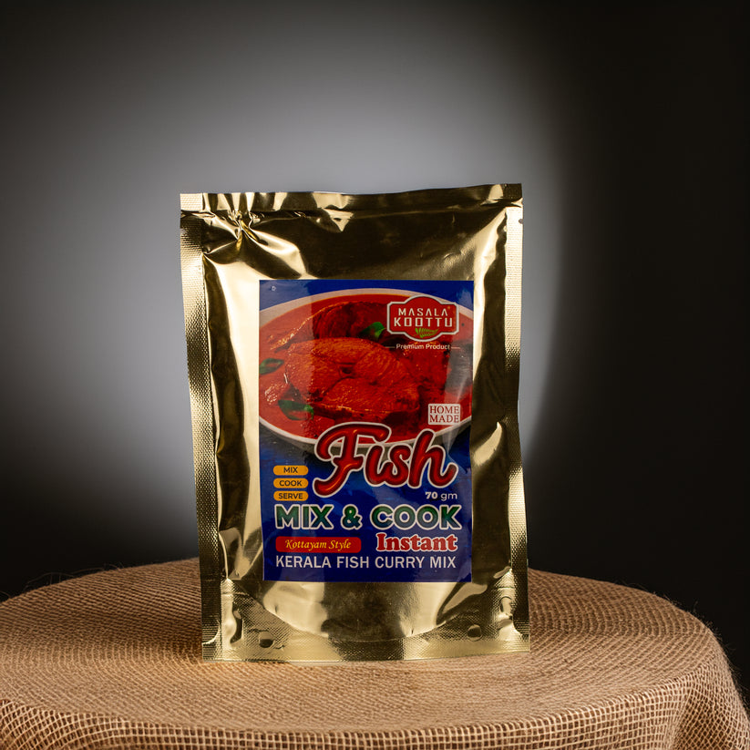 FISH CURRY MIX 90 gm – Masalakoottu Foods